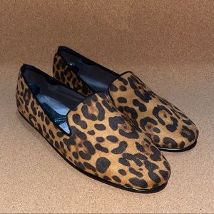 AEROSOLES Leopard Betunia Casual Flats Sz. 9W BRAND NEW